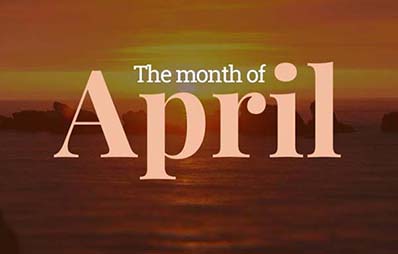 Los meses en la estrategia de marketing: abril