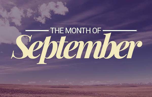 Los meses en la estrategia de marketing: septiembre
