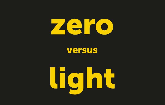 Por qué Zero ha tumbado a Light como concepto en comunicación