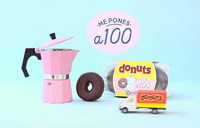 Ejemplos de cobranding entre marcas: Donuts y Mr. Wonderful