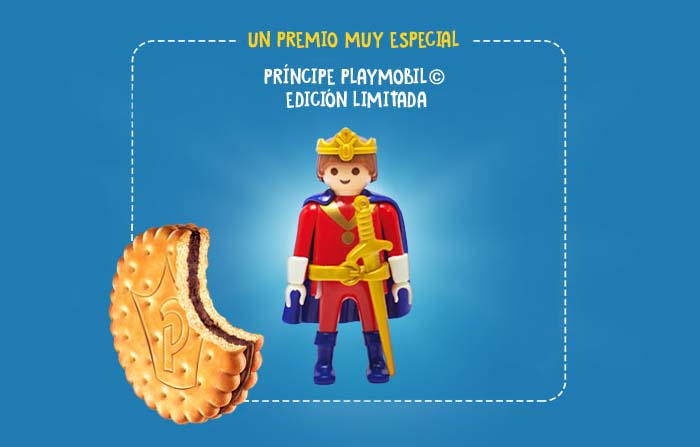 Ejemplos de cobranding entre marcas: Príncipe y Playmobil