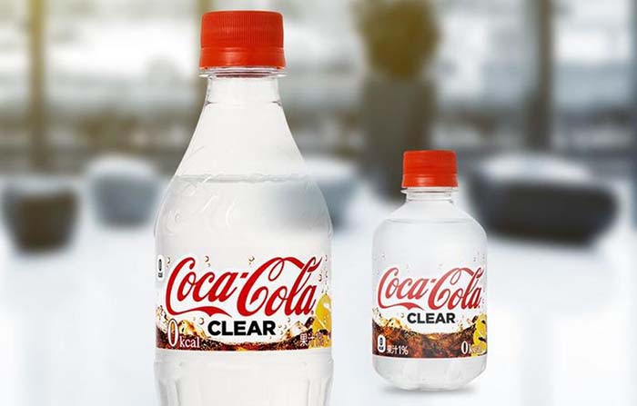 Productos singulares: Coca-Cola Clear, la cola transparente