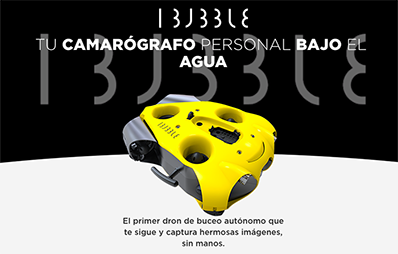 iBubble, el primer dron submarino equipado con cámara GoPro