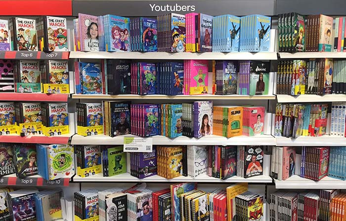 Youtubers, una significativa y creciente presencia en las librerías