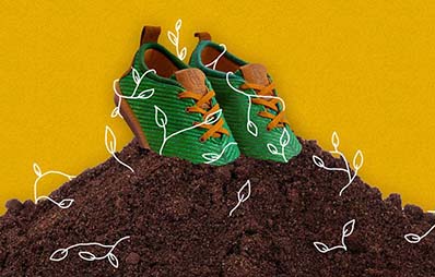 Indianes, los primeros zapatos biodegradables hechos con fibra de plátano