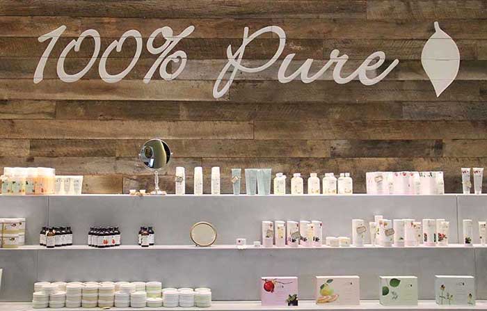100 per cent pure, productos cosméticos libres de elementos químicos