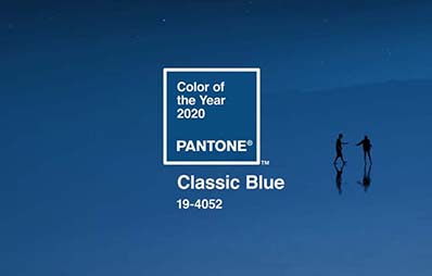 Nuevo color del año 2020: Pantone Classic Blue 19-4052