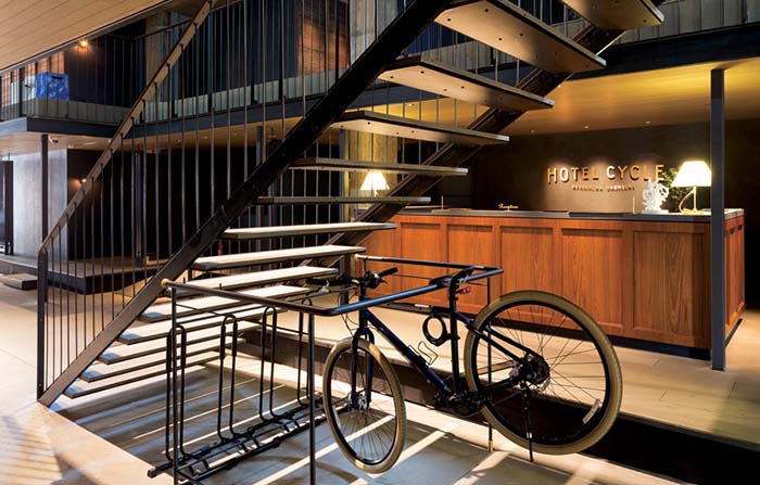 Hotel Cycle, establecimiento turístico para ciclistas en Japón