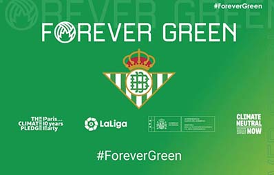Forever Green, plataforma de sostenibilidad lanzada por el Real Betis Balompié