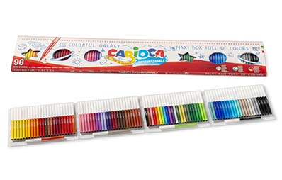 Colorful Galaxy by Carioca, la exagerada caja de 1 metro y 96 rotuladores