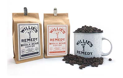 Willies Remedy, café infusionado con matices de cannabis (CBD)