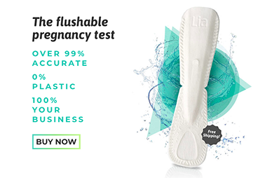Lia, primera y única prueba de embarazo biodegradable y desechable