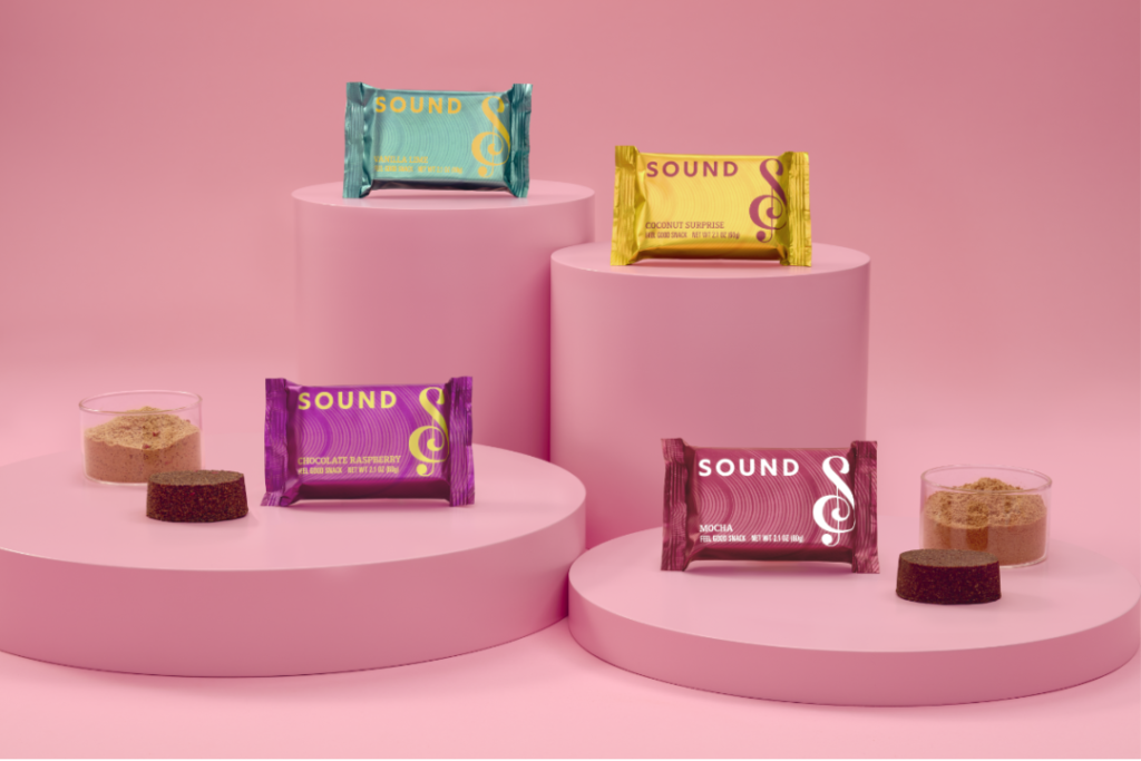 Sound, snacks que combinan tecnología e ingredientes saludables