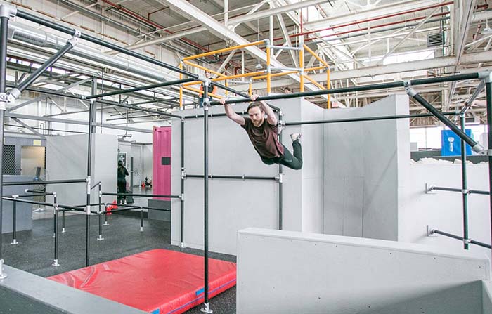 The Monkey Vault, especialización de gimnasio en el movimiento parkour