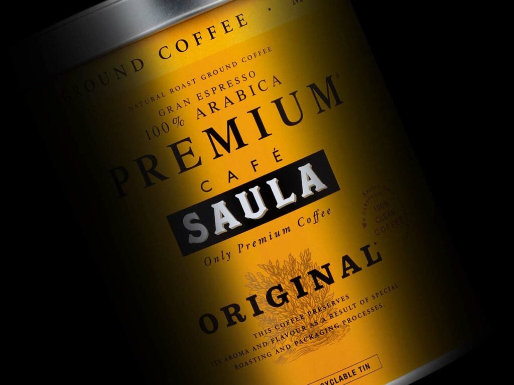 Café Saula, café de alta gama envasado en sugerentes latas