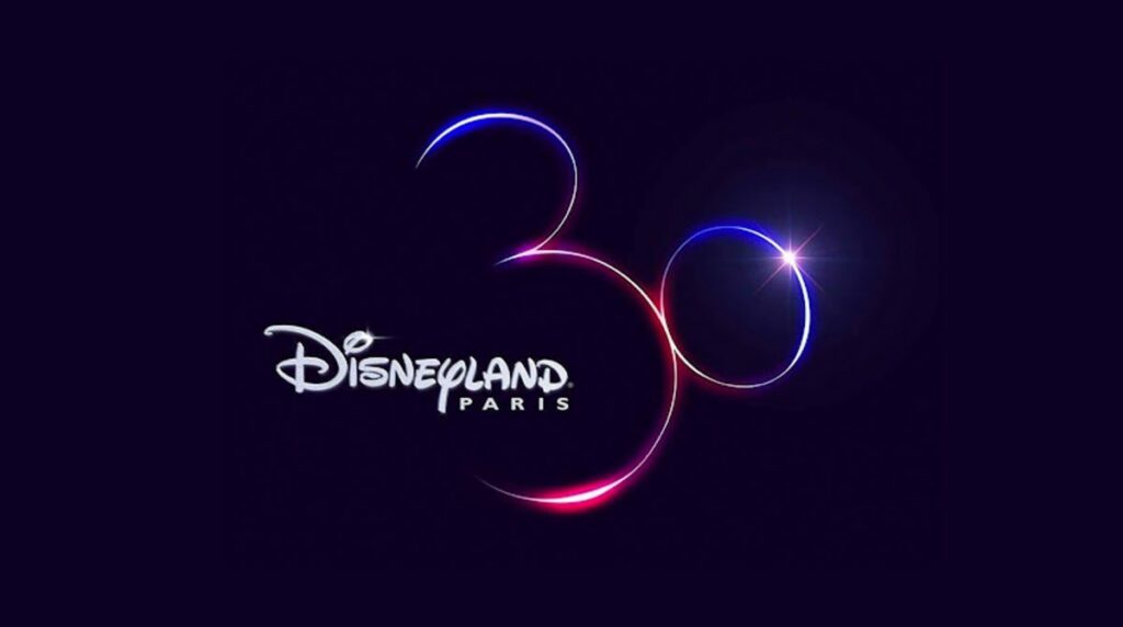 El exitoso concepto del logo del 30 aniversario de Disneyland París