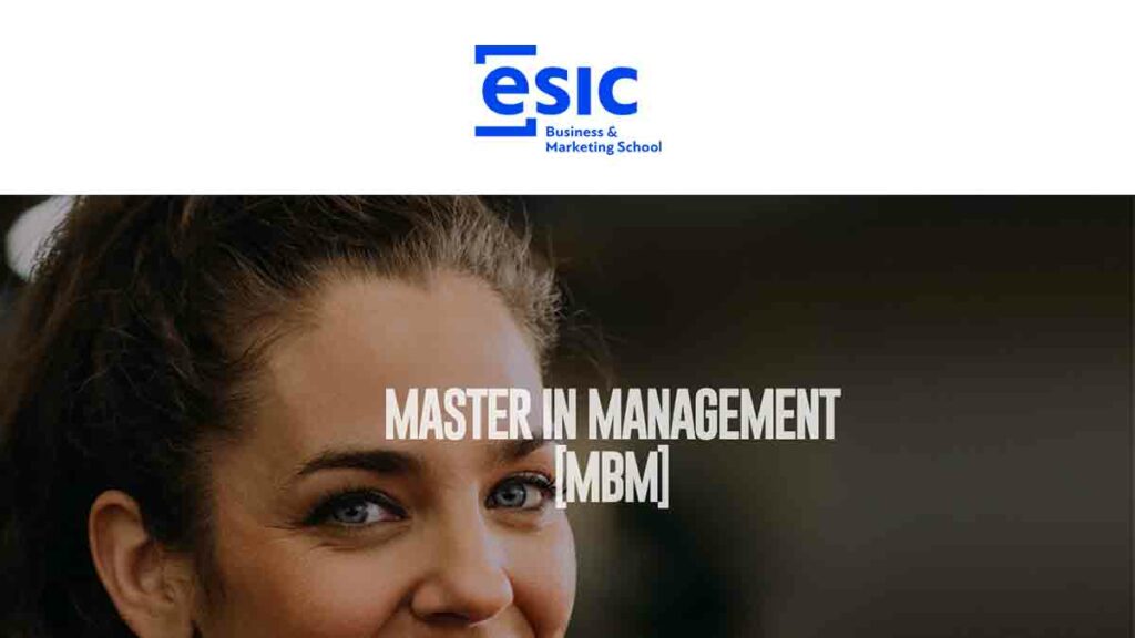 Máster in Management (MBM) de ESIC Business & Marketing School